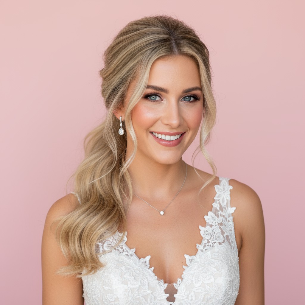 Ponytail Hairstyle Wedding Ideas